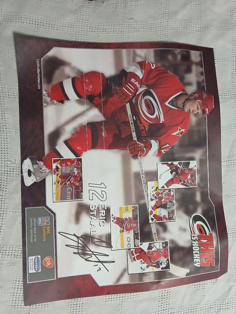 Carolina Hurricanes Commemorative poster